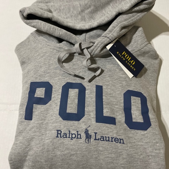 Polo Ralph Lauren Spell Out Pastel Fleece Hoodie Sweatshirt Sweater NWT Men’s L - Picture 5 of 5